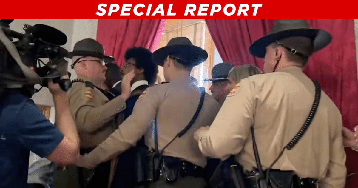 Democrat Lawmaker Loses It During Protest – You Won’t Believe What He Did to a Surprised State Trooper